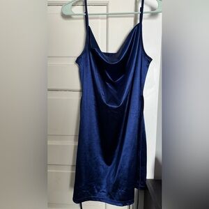 Zaful Navy Blue Mini Dress